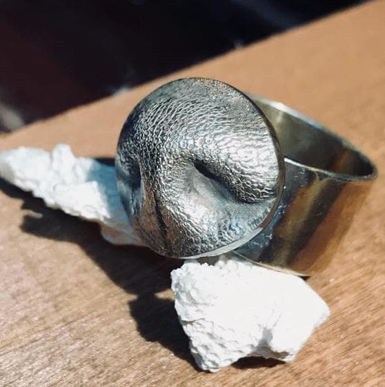 Nose Print Signet Ring photo 3