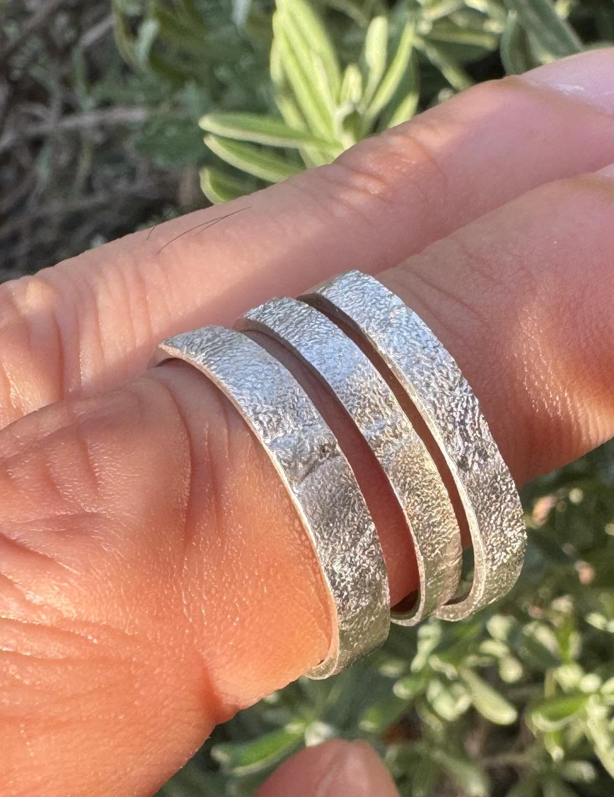 Paw Texture Band Ring photo 7