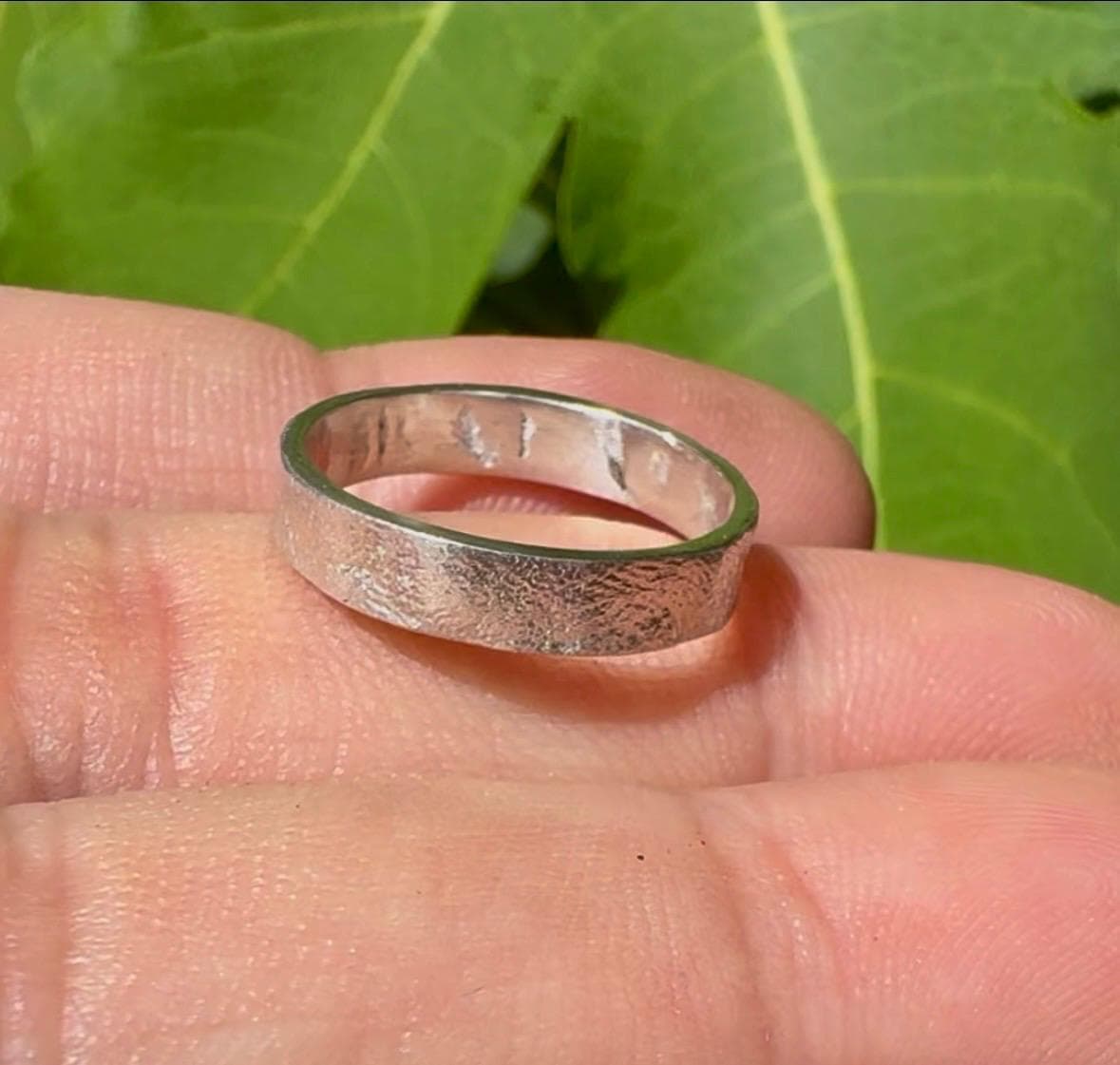 Paw Texture Band Ring photo 6