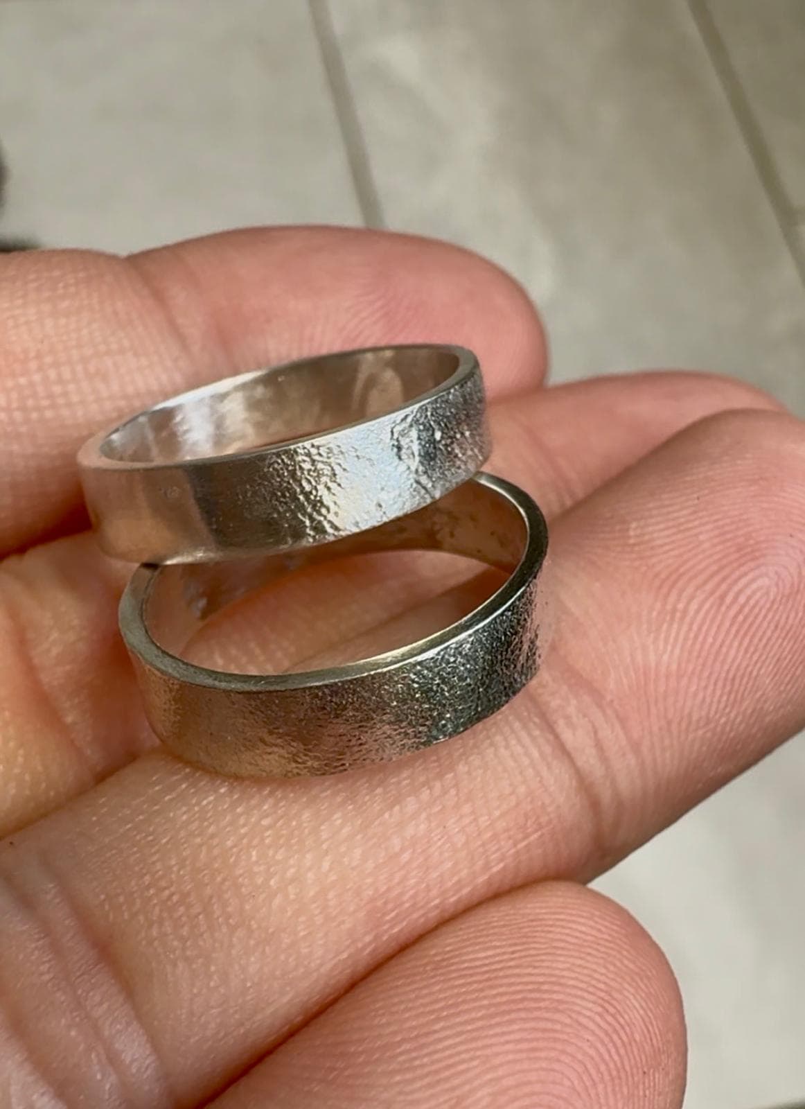 Paw Texture Band Ring photo 5