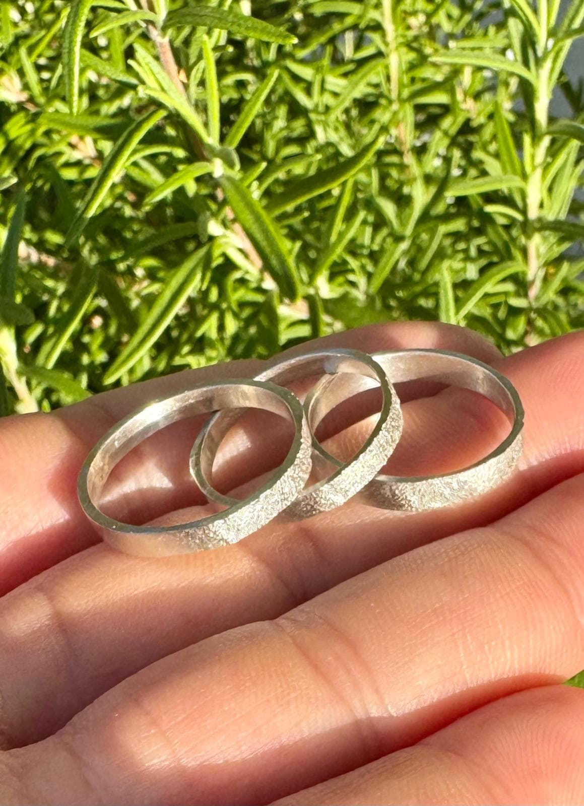 Paw Texture Band Ring photo 2