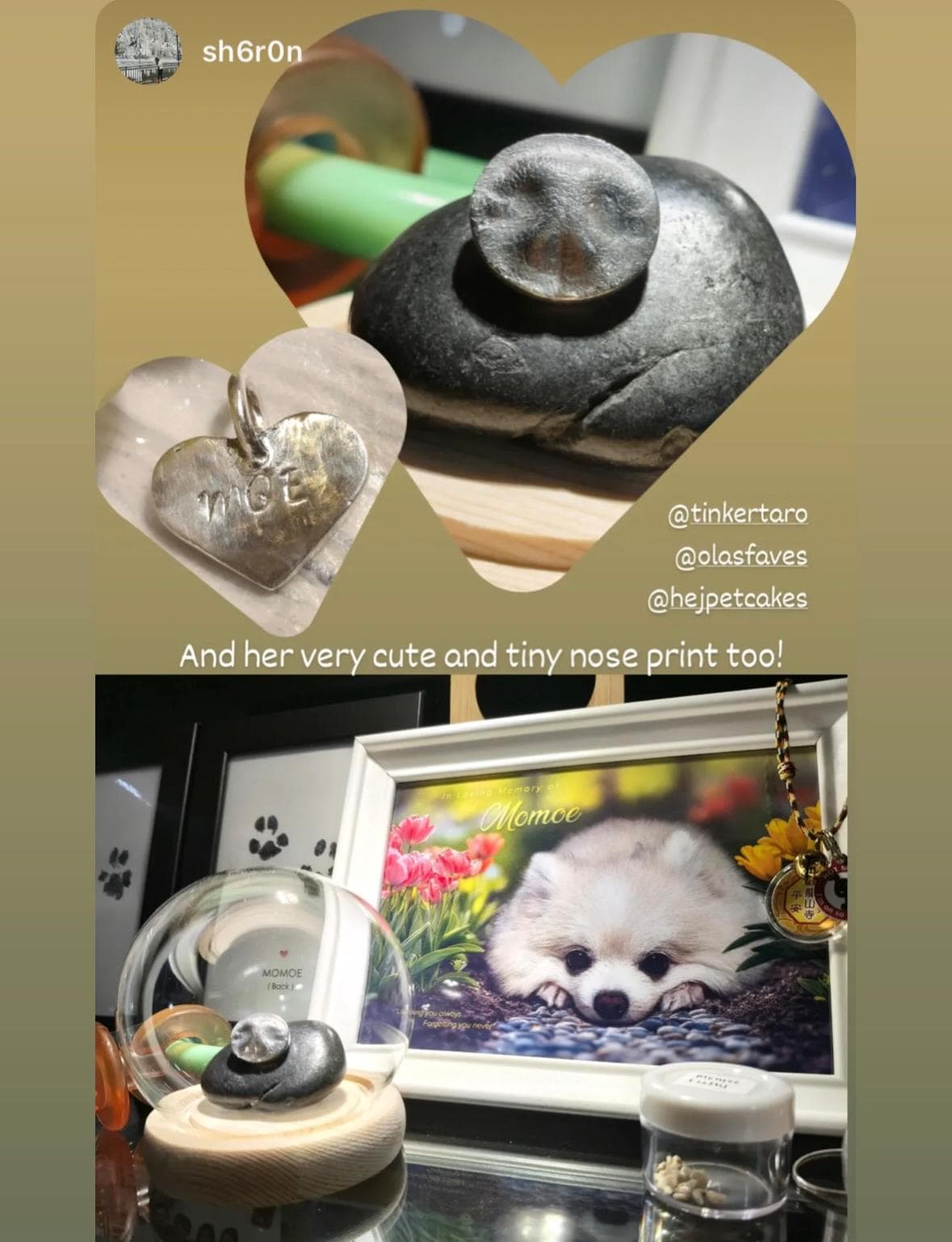 Moemoe's keepsake by Sharon